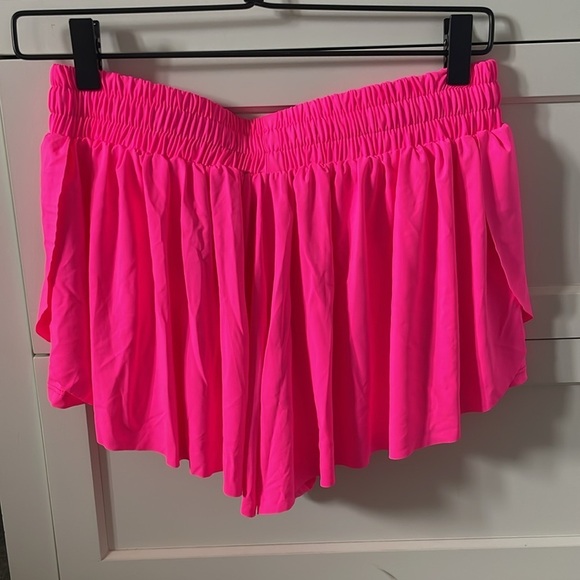 Nexsonic Hot Pink Running Butterfly 2-in-1 Double Layer Quick-Drying Shorts - M - Picture 4 of 10